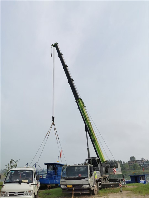 建邺区桥梁建设吊装案例